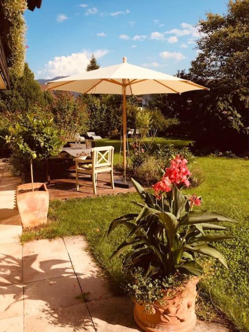 Charmantes Garten-Apartment: Erholung Im Chiemgau Unterwössen Exteriér fotografie