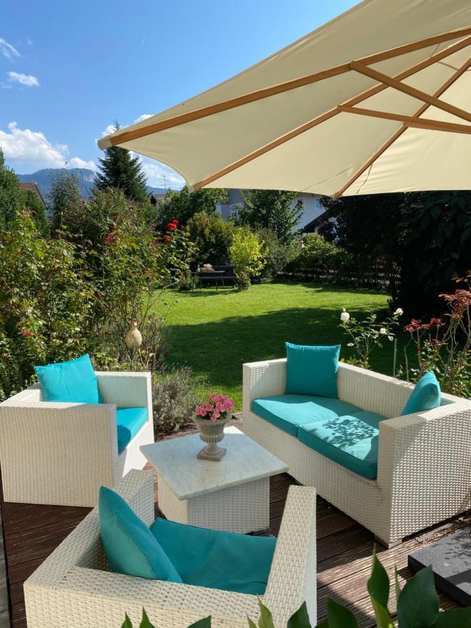 Charmantes Garten-Apartment: Erholung Im Chiemgau Unterwössen Exteriér fotografie